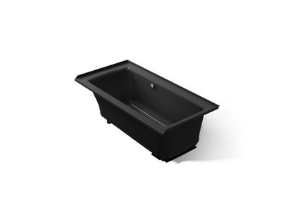 KOHLER K-1947-GHRW Archer 60" x 30" alcove Heated BubbleMassage air bath with Bask heated surface, right drain