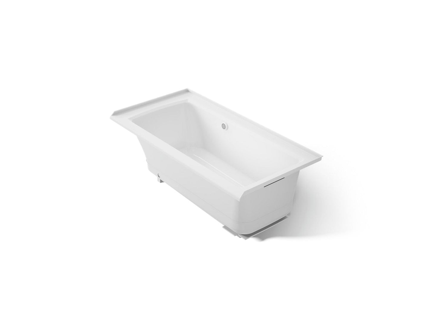KOHLER K-1947-GHRW Archer 60" x 30" alcove Heated BubbleMassage air bath with Bask heated surface, right drain