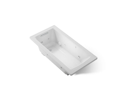 KOHLER K-1947-H Archer 60" x 30" drop-in whirlpool bath with heat and ComForte Depth design