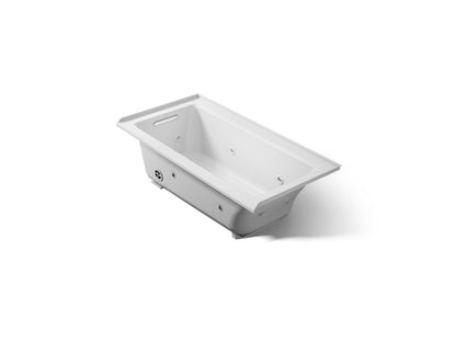 KOHLER K-1947-L Archer 60" x 30" alcove whirlpool bath, left drain