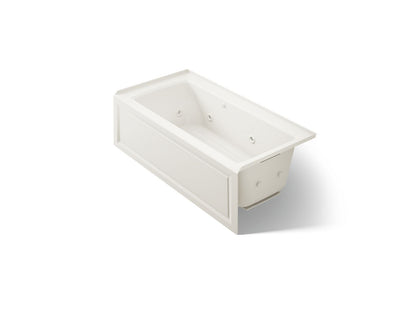 KOHLER K-1947-RAW Archer 60" x 30" alcove whirlpool bath with Bask heated surface, right drain