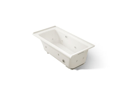 KOHLER K-1947-RW Archer 60" x 30" alcove whirlpool bath with Bask heated surface, right drain