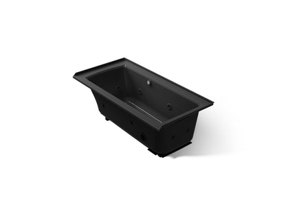 KOHLER K-1947-RW Archer 60" x 30" alcove whirlpool bath with Bask heated surface, right drain