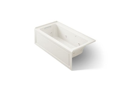 KOHLER K-1947-XGHLA Archer 60" x 30" alcove Heated BubbleMassage air bath and whirlpool, left drain