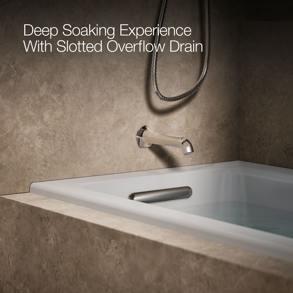 KOHLER K-1947-XHGHL Archer 60" x 30" alcove Heated BubbleMassage air bath and whirlpool, left drain