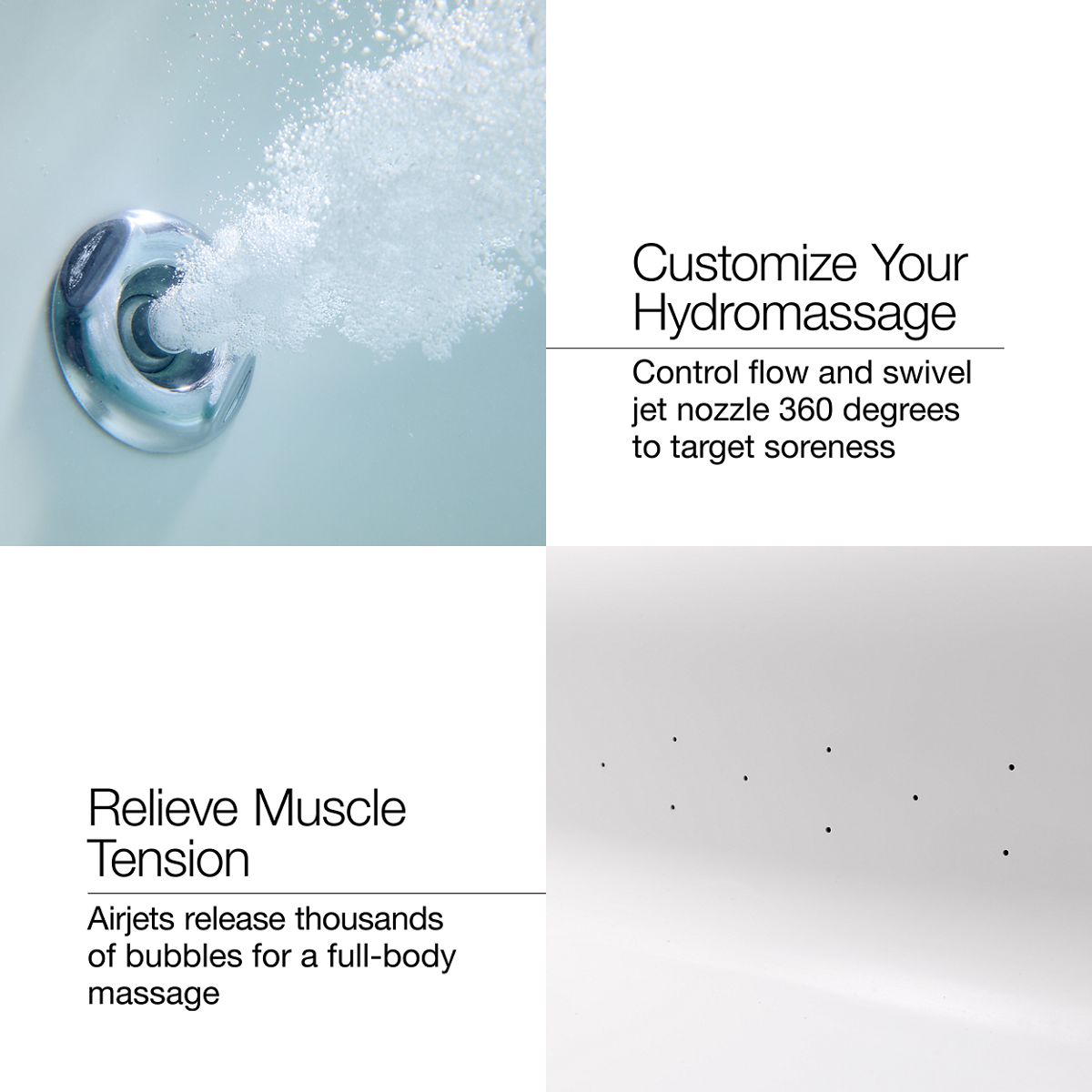 KOHLER K-1947-XHGHR Archer 60" x 30" alcove Heated BubbleMassage air bath and whirlpool, right drain
