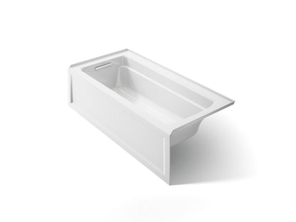 KOHLER K-1948-LA Archer 66" x 32" alcove bath, left drain