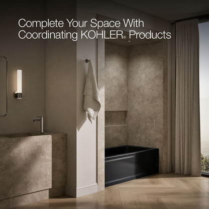 KOHLER K-1948-LAW Archer 66" x 32" alcove bath with Bask heated surface, left drain