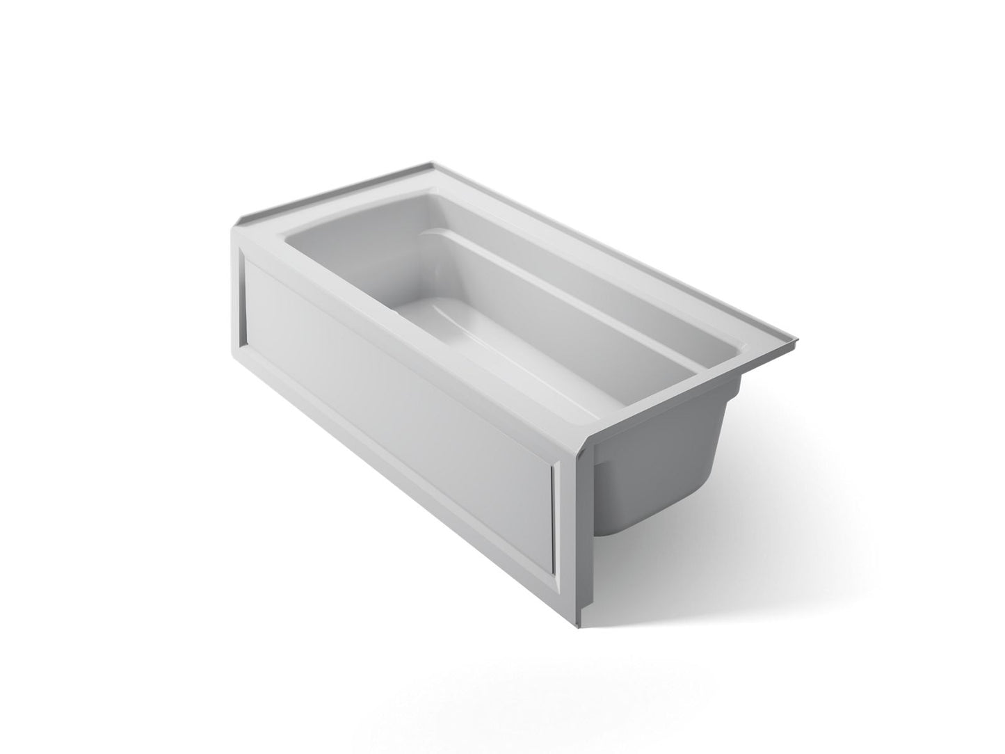 KOHLER K-1948-RAW Archer 66" x 32" alcove bath with Bask heated surface, right drain