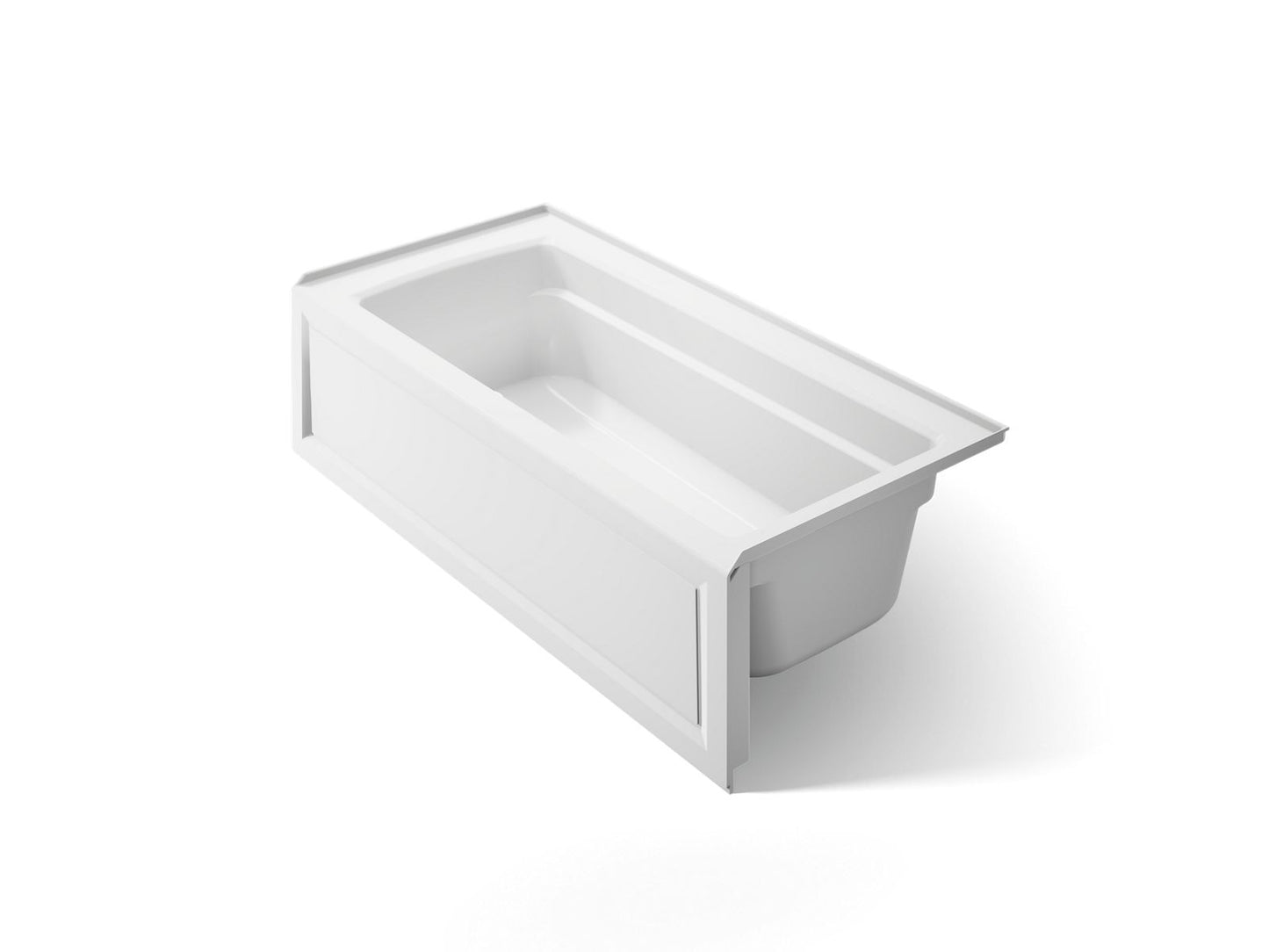 KOHLER K-1948-RAW Archer 66" x 32" alcove bath with Bask heated surface, right drain