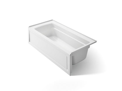 KOHLER K-1948-RAW Archer 66" x 32" alcove bath with Bask heated surface, right drain