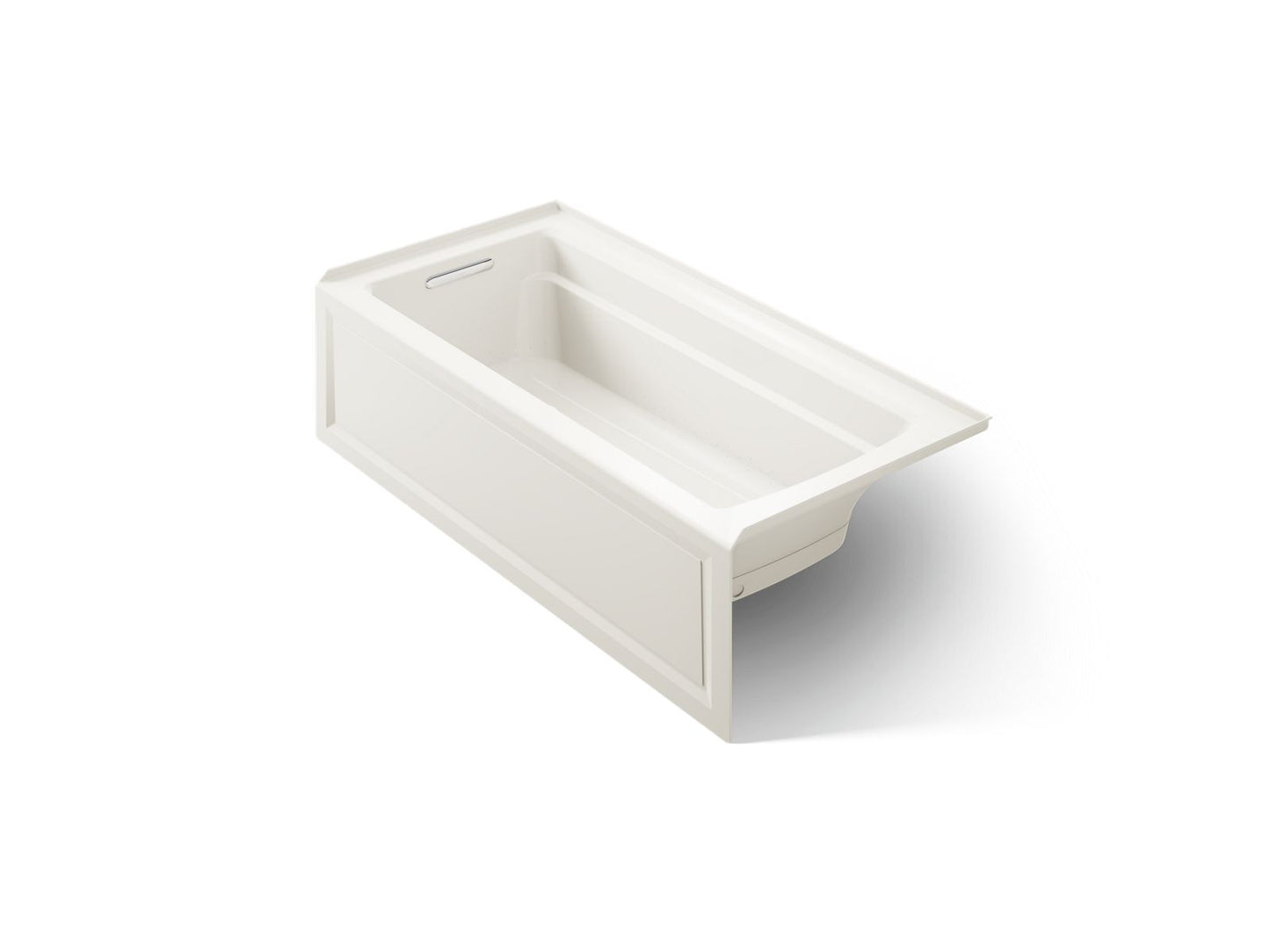 KOHLER K-1949-GHLA Archer 66" x 32" alcove Heated BubbleMassage air bath, left drain