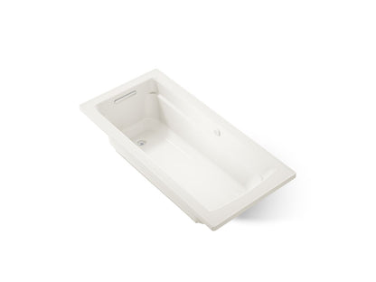 KOHLER K-1949-GHW Archer 66" x 32" drop-in Heated BubbleMassage air bath with Bask heated surface
