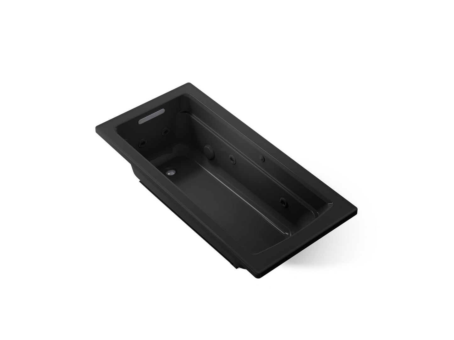 KOHLER K-1949-H Archer 66" x 32" drop-in heated whirlpool bath