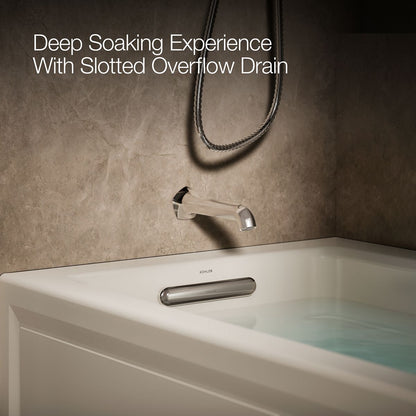 KOHLER K-1949-HLA Archer 66" x 32" alcove heated whirlpool, left hand