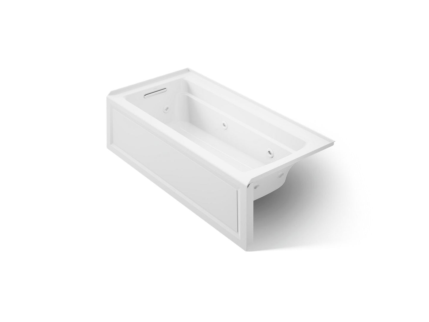 KOHLER K-1949-HLA Archer 66" x 32" alcove heated whirlpool, left hand