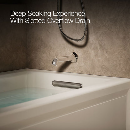 KOHLER K-1949-RA Archer 66" x 32" alcove whirlpool, right drain