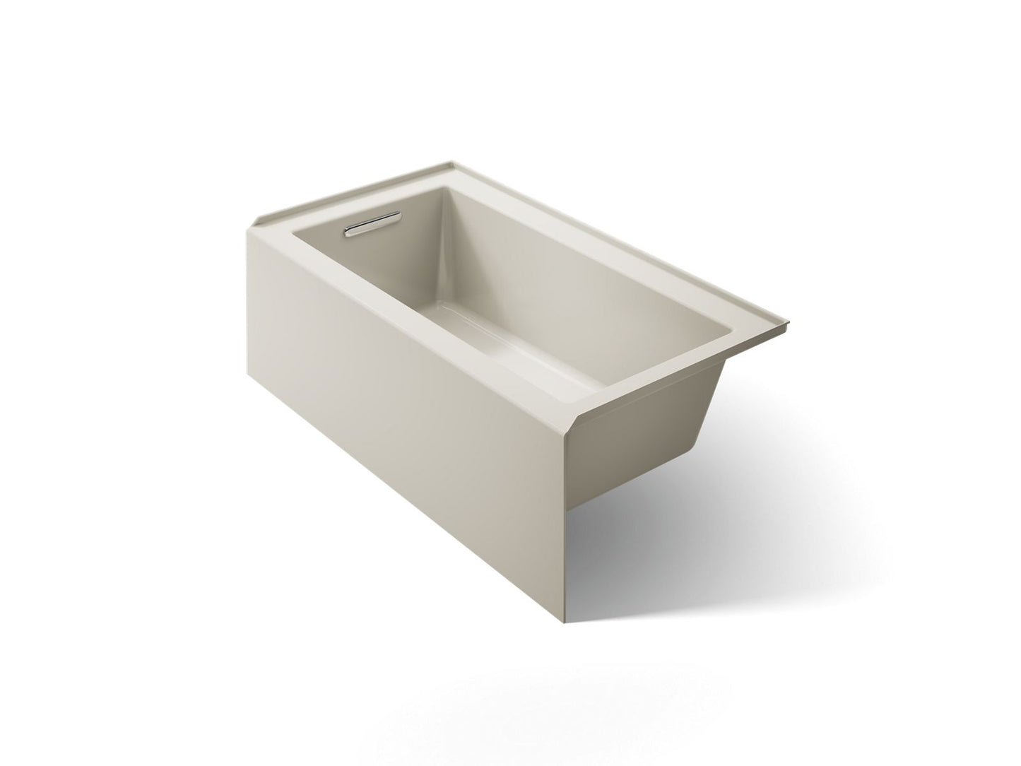 KOHLER K-1957-LA Underscore 60" x 32" alcove bath, left drain