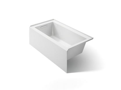 KOHLER K-1957-LA Underscore 60" x 32" alcove bath, left drain