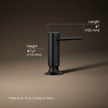 3/4 view of product with dimensions