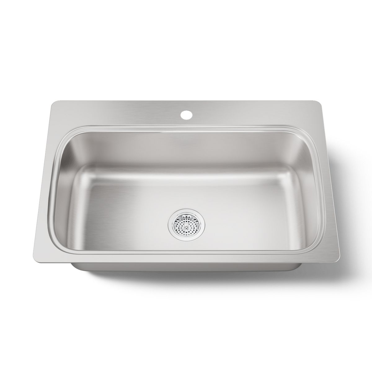 KOHLER K-20060-1 Verse 33" top-mount single-bowl kitchen sink