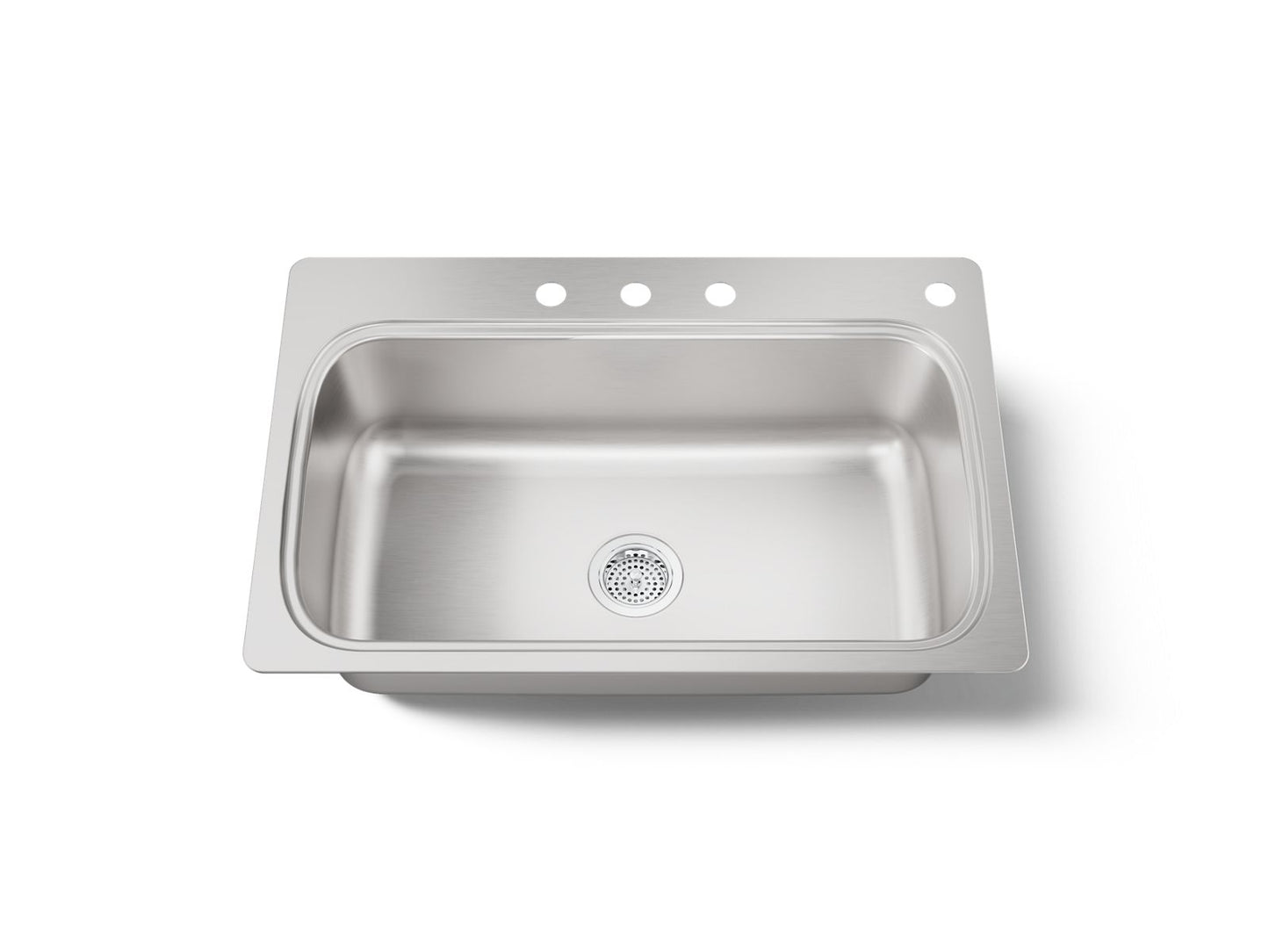KOHLER K-20060-4 Verse 33" top-mount single-bowl kitchen sink