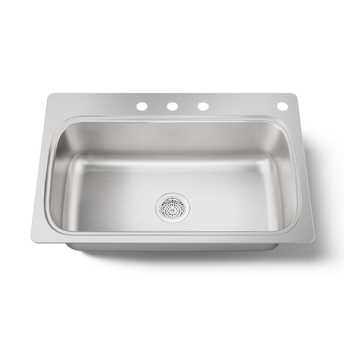 KOHLER K-20060-4 Verse 33" top-mount single-bowl kitchen sink