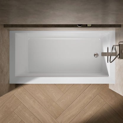 KOHLER K-20201-RA Underscore 60" x 30" alcove bath, right drain