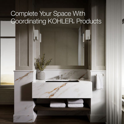 KOHLER K-20212 Iron Plains 30" rectangular drop-in/undermount bathroom sink