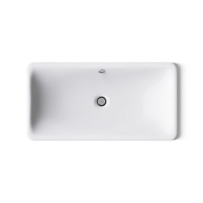 KOHLER K-20212 Iron Plains 30" rectangular drop-in/undermount bathroom sink