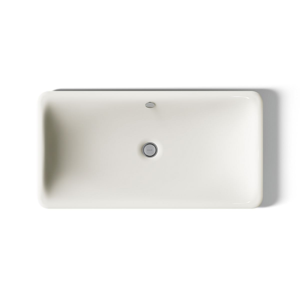 KOHLER K-20212-B Iron Plains 30" rectangular drop-in/undermount/vessel bathroom sink with Biscuit painted underside