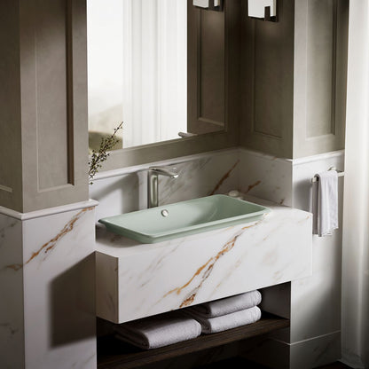KOHLER K-20212-PAG Iron Plains 30" rectangular drop-in / undermount / vessel bathroom sink
