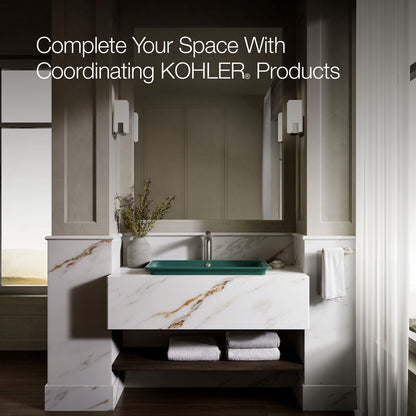 KOHLER K-20212-PAT Iron Plains 30" rectangular drop-in / undermount / vessel bathroom sink