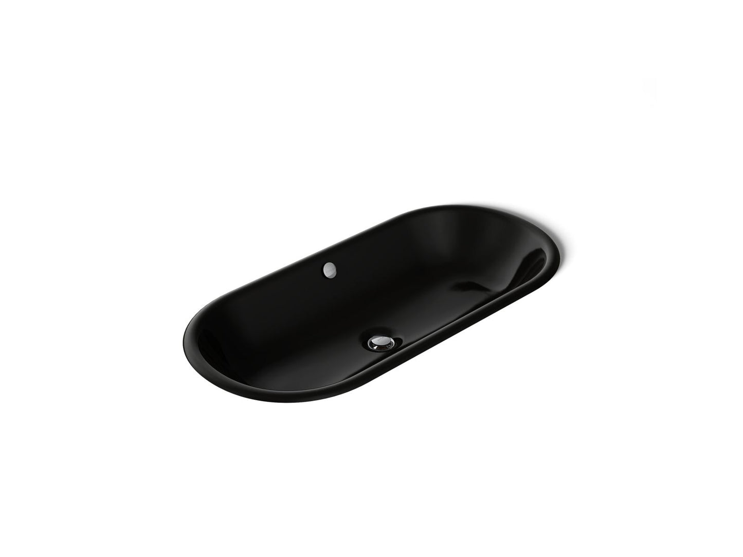KOHLER K-20213 Iron Plains 33" oval drop-in/undermount bathroom sink