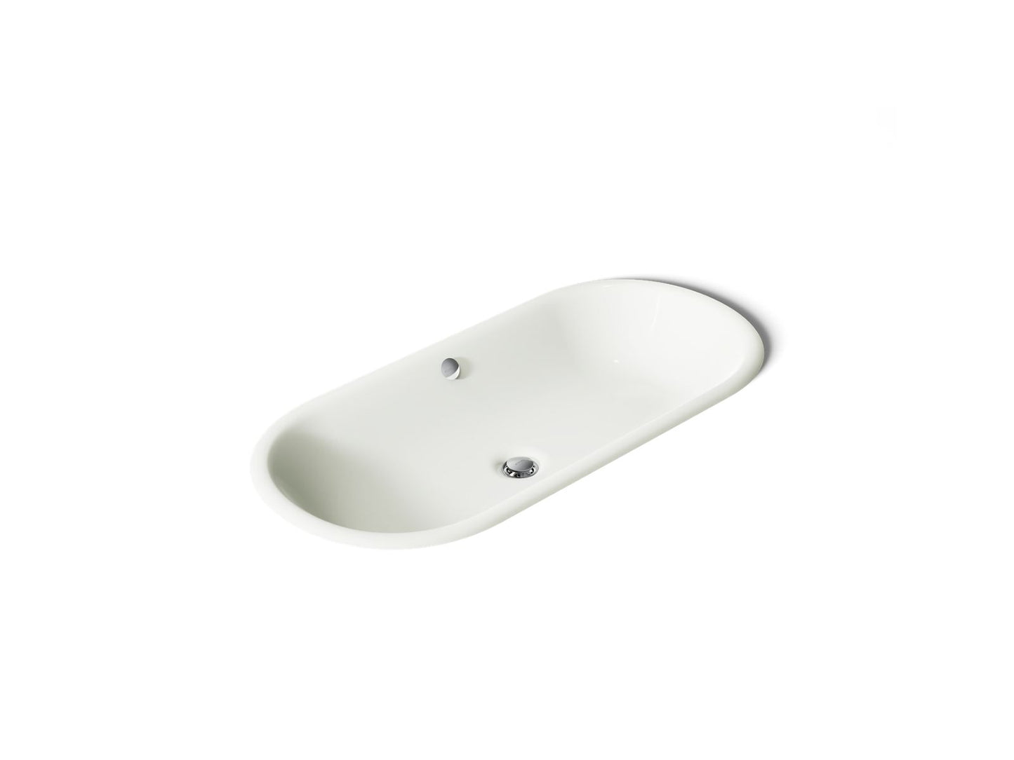 KOHLER K-20213 Iron Plains 33" oval drop-in/undermount bathroom sink