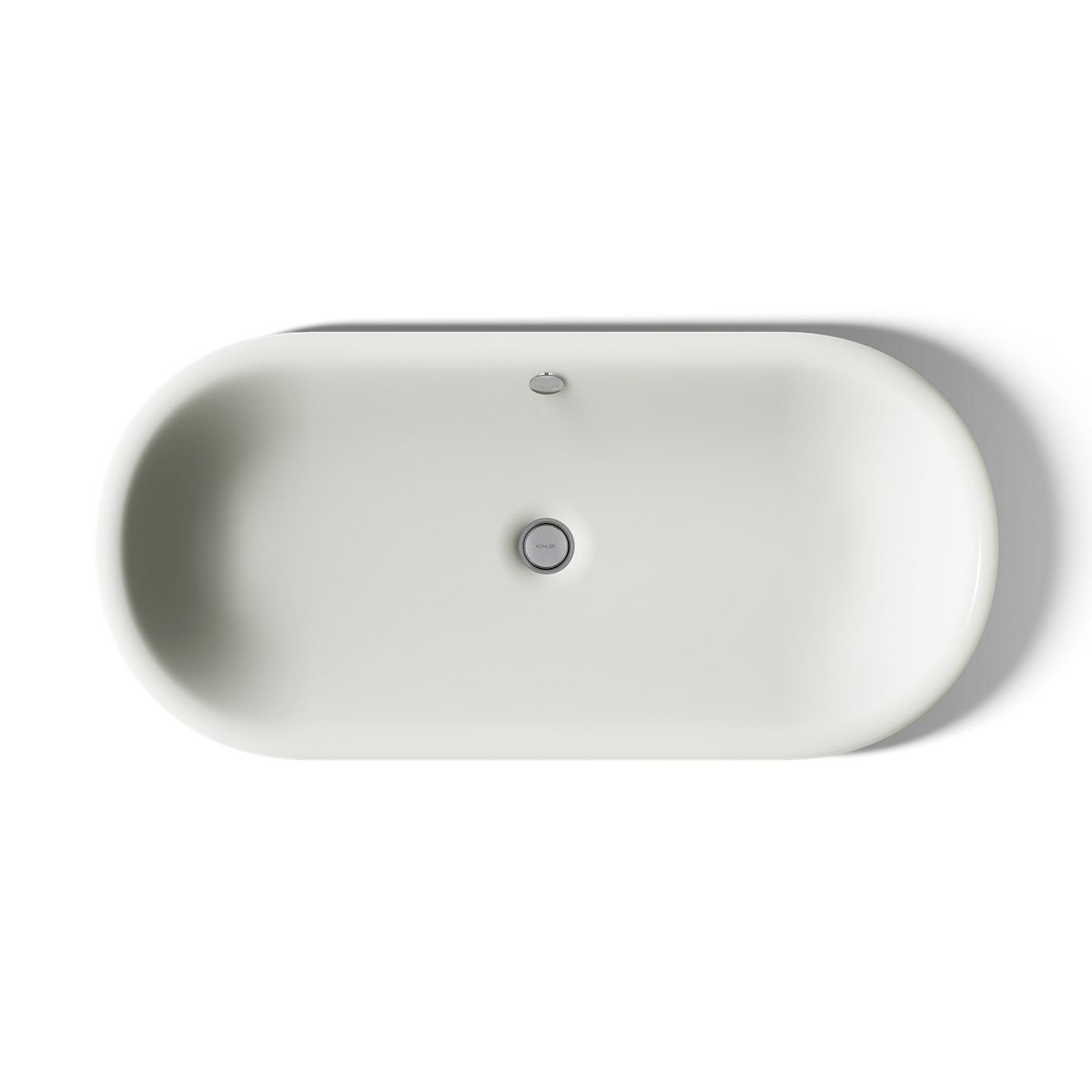 KOHLER K-20213-P5 Iron Plains 33" oval drop-in/undermount/vessel bathroom sink with Iron Black painted underside