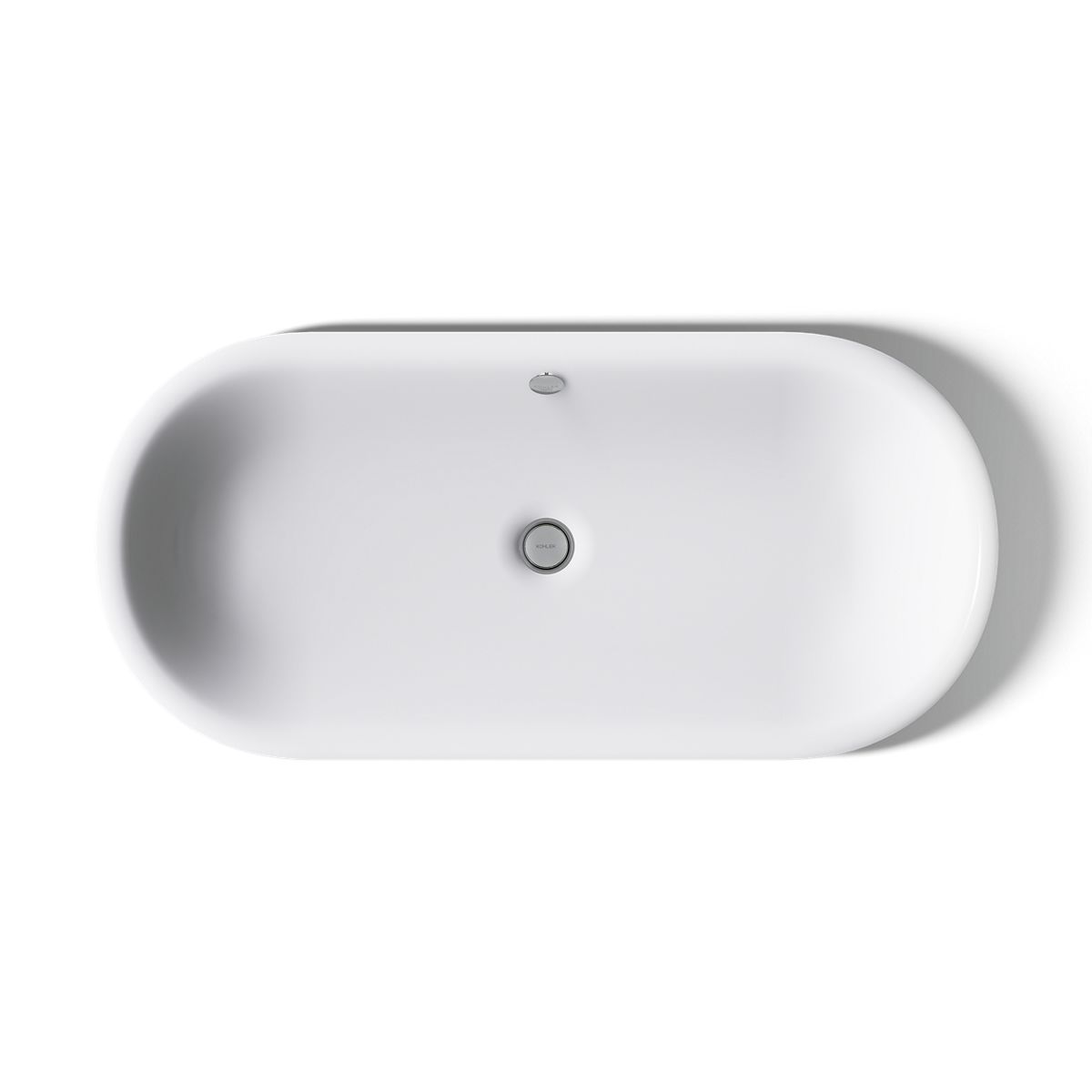 KOHLER K-20213-P5 Iron Plains 33" oval drop-in/undermount/vessel bathroom sink with Iron Black painted underside