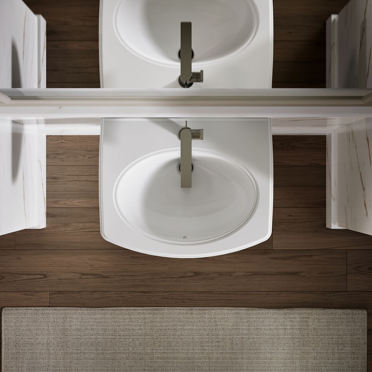 KOHLER K-2028-1 Pinoir 22" oval wall-mount bathroom sink