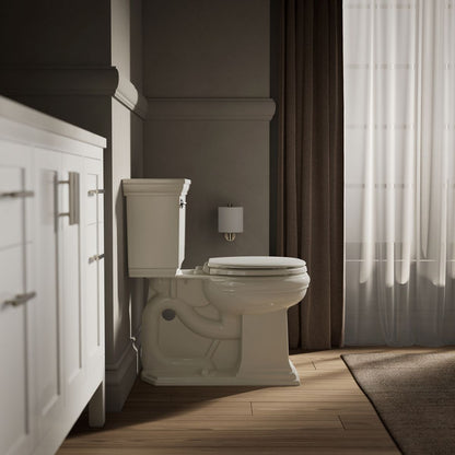 KOHLER K-20455 Ridgewood Quiet-Close round-front toilet seat