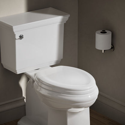 KOHLER K-20466 Stonewood Quiet-Close elongated toilet seat