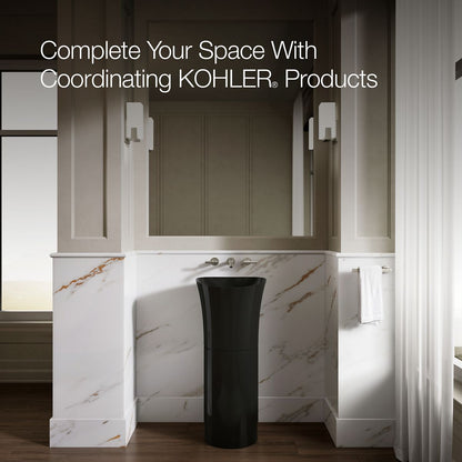 KOHLER K-20701 Veil pedestal bathroom sink