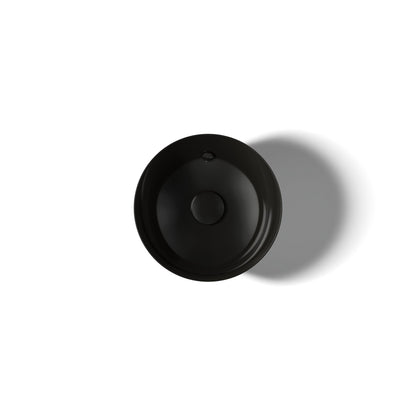 KOHLER K-20701 Veil pedestal bathroom sink, black - view 2