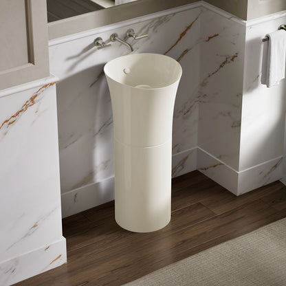KOHLER K-20702 Veil 12-1/4" pedestal bathroom sink