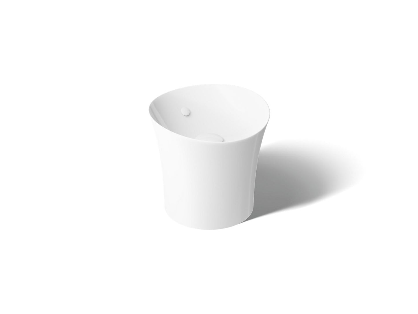 KOHLER K-20703 Veil 16" round vessel bathroom sink or pedestal sink basin