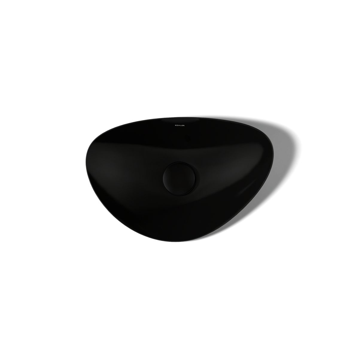 KOHLER K-20704-N Veil 21" oval vessel bathroom sink, no overflow