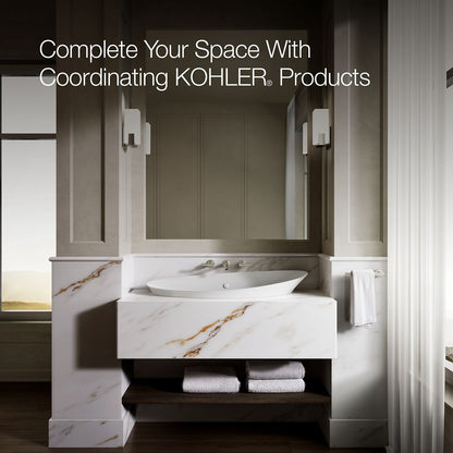 KOHLER K-20705 Veil 38-1/2" oval vessel bathroom sink