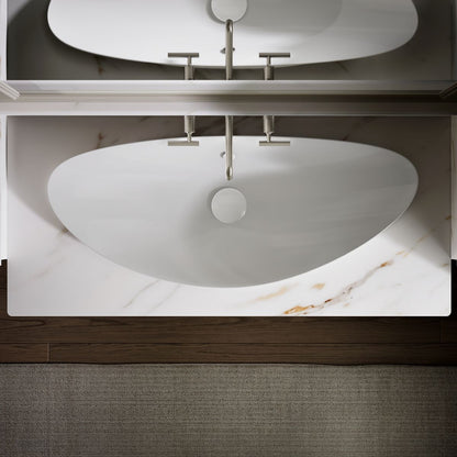 KOHLER K-20705 Veil 38-1/2" oval vessel bathroom sink