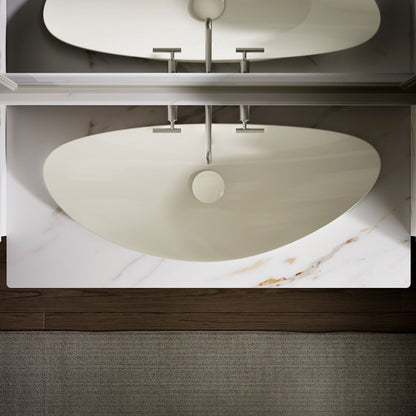 KOHLER K-20705-N Veil 38-1/2" oval vessel bathroom sink, no overflow
