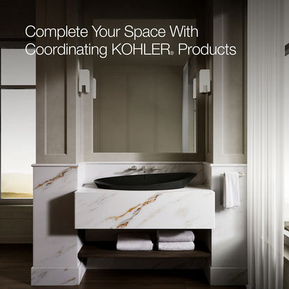 KOHLER K-20705-N Veil 38-1/2" oval vessel bathroom sink, no overflow
