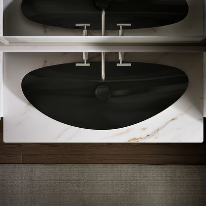 KOHLER K-20705-N Veil 38-1/2" oval vessel bathroom sink, no overflow